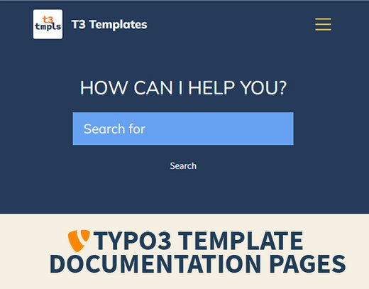 T3 Documentation Produktbild