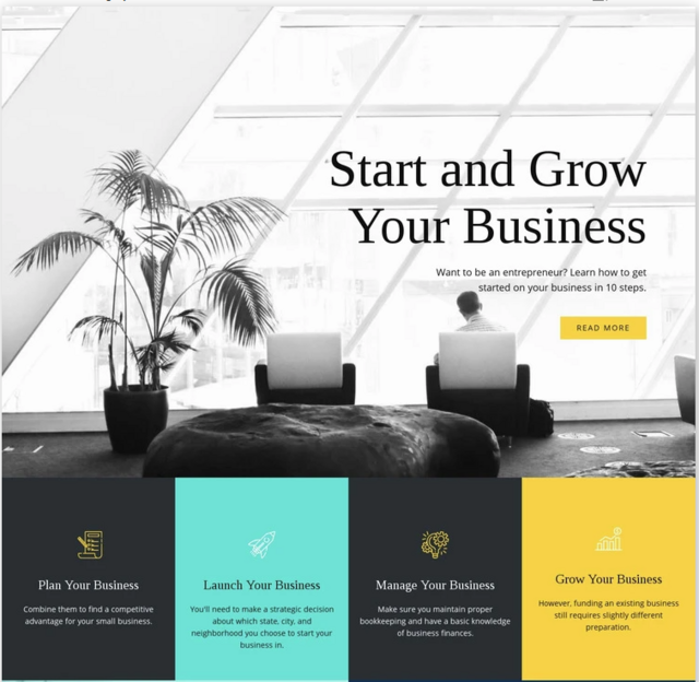 Start And Grow Your Business HTML5 Template