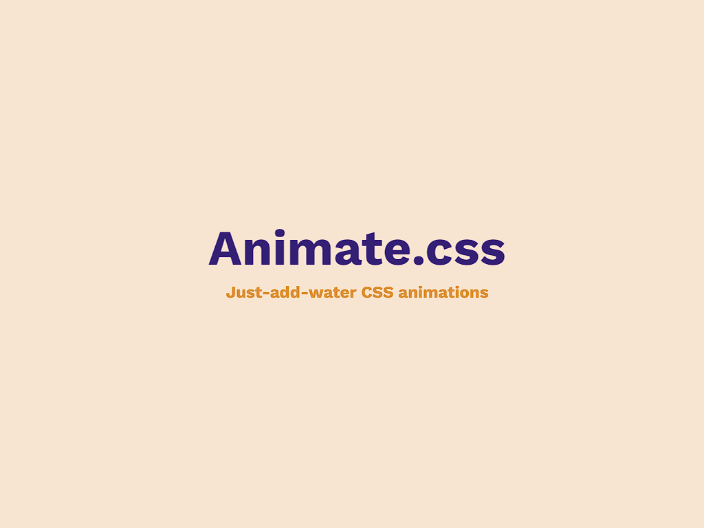 Animate.css Homepage
