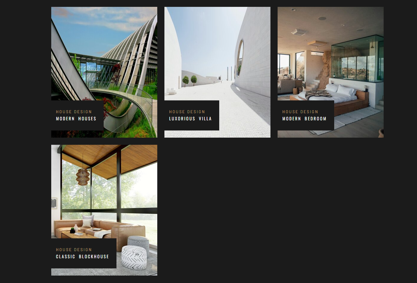 T3 Architectural - Homepage Design - Project List